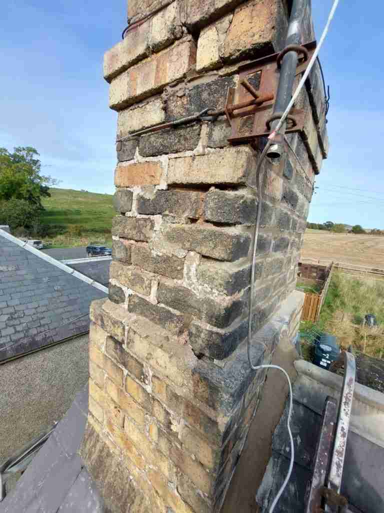Damaged Chimney