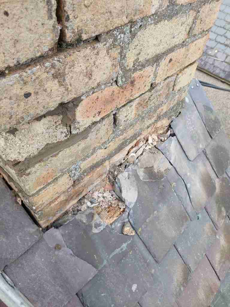 Damaged Chimney