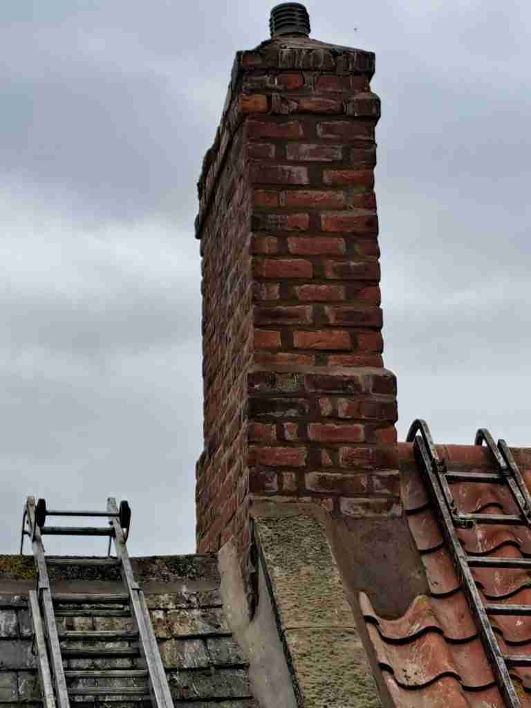 Damaged Chimney